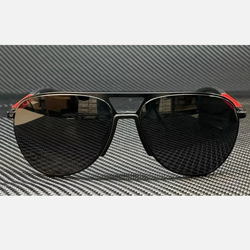 Prada Sunglasses Matte Black Men's Grey